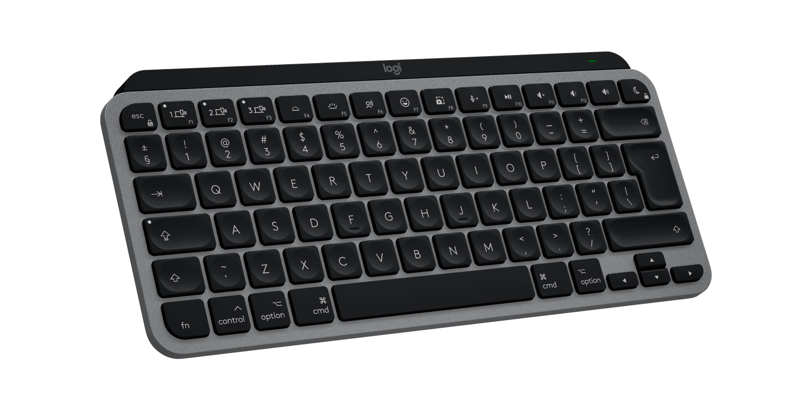 Logitech Master MX Keys Mini For Mac teclado Hogar / Oficina Bluetooth QWERTY Internacional de EE.UU. Negro, Gris