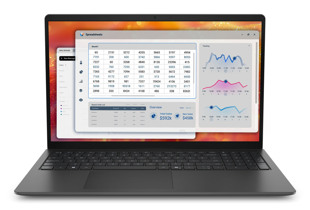 DELL Pro 15 Essential PV15265 AMD Ryzen™ 5 130 Ordinateur portable 39,6 cm (15.6") Full HD 16 Go DDR5-SDRAM 512 Go SSD W