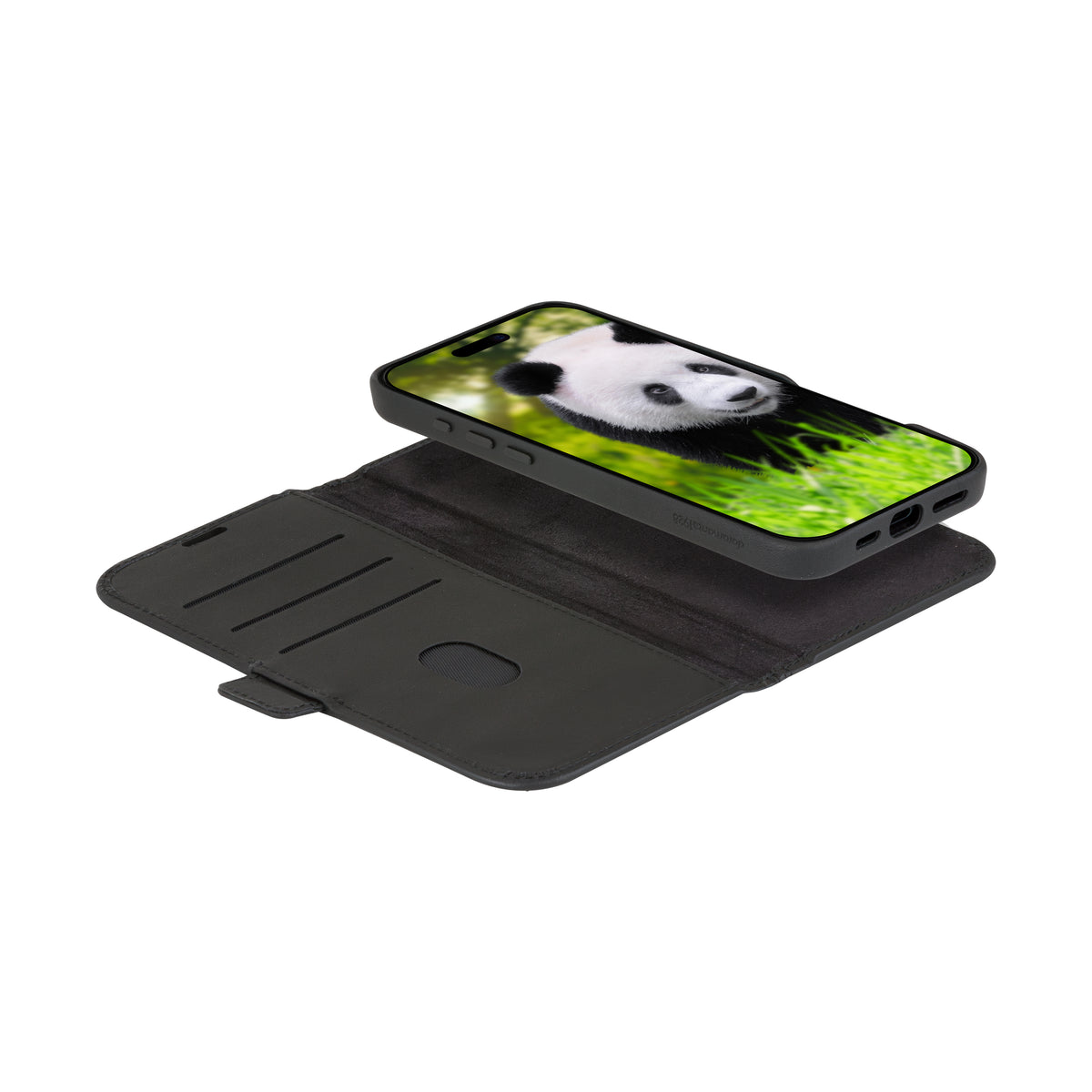 dbramante1928 Lynge MagSafe Coque Folio pour iPhone 16 Pro Max 6.9", Noir