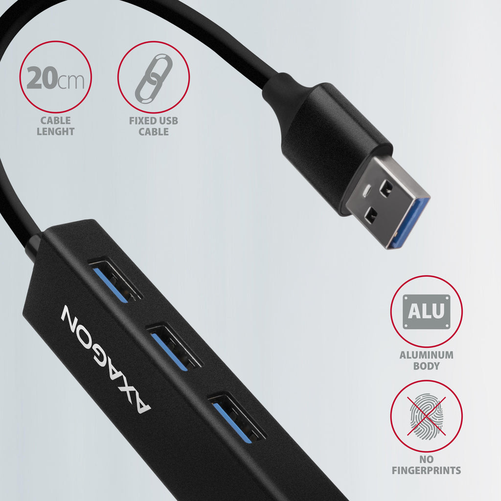 AXAGON HMA-GL3A Hub 3 porte USB