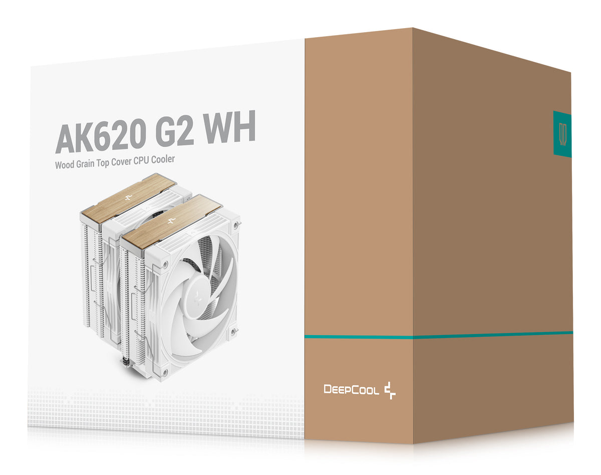 Deepcool AK620 G2 WH Ventirad CPU 120 mm, Blanc