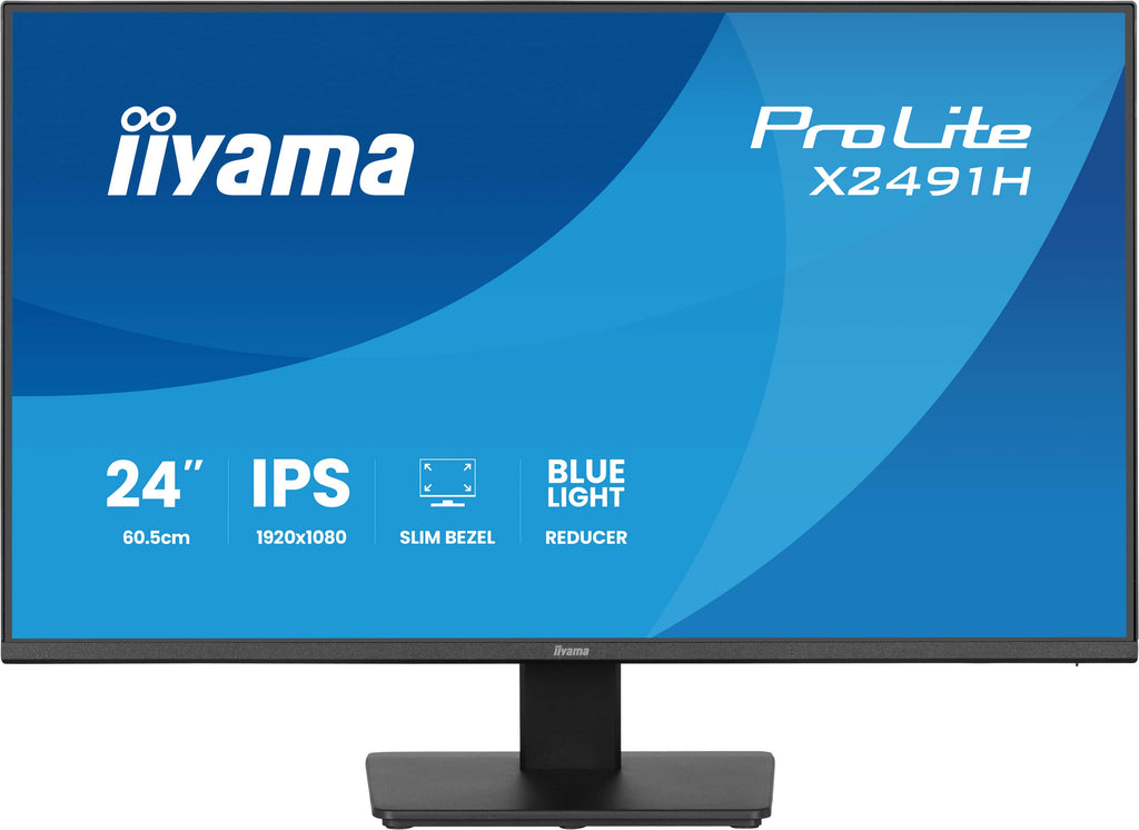 iiyama ProLite X2491H-B1 écran plat de PC 60,5 cm (23.8") 1920 x 1080 pixels Full HD LCD Noir