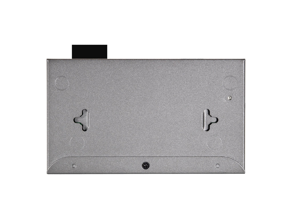 LevelOne FEU-0511 Commutateur Réseau Fast Ethernet 10/100, 4 Ports RJ45 et 1 Port Fibre 100BaseFX, Noir et Gris