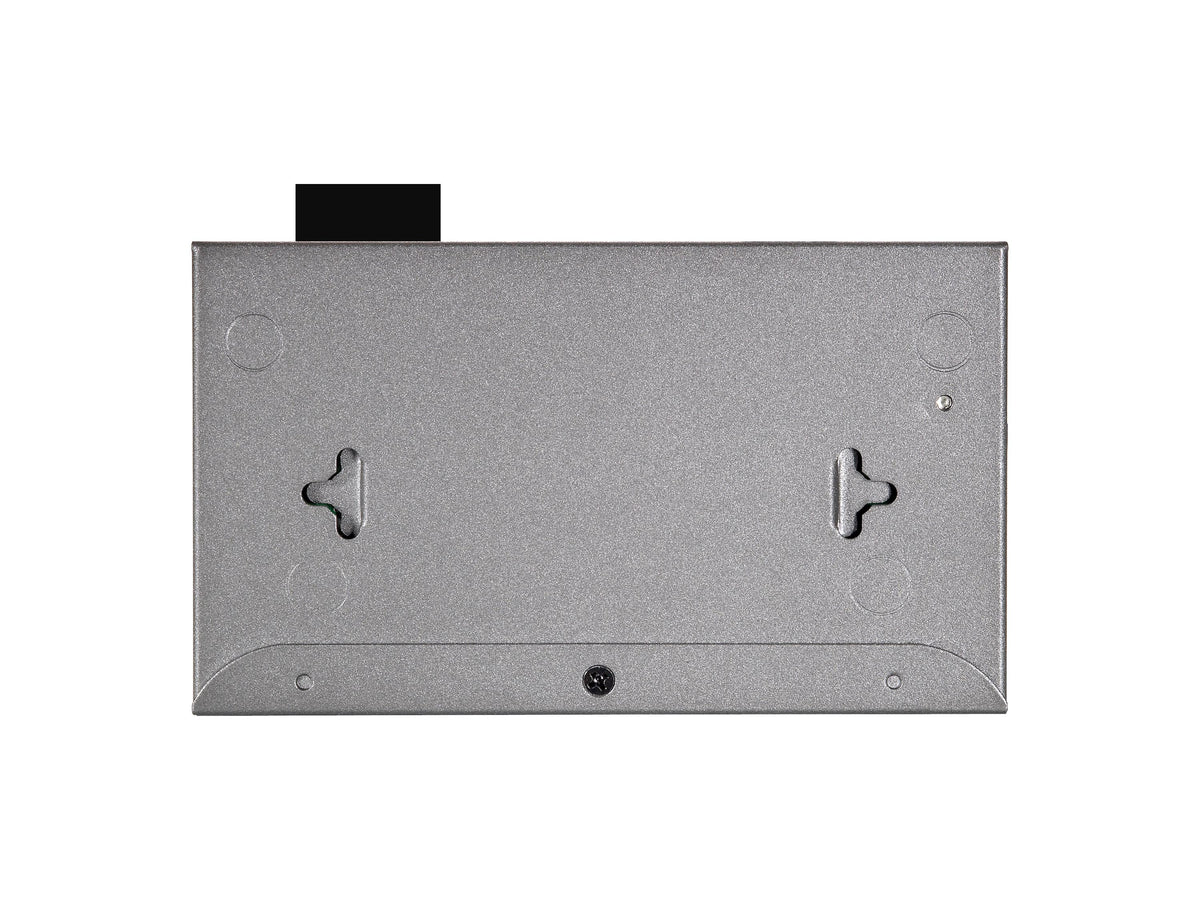 LevelOne FEU-0511 Commutateur Réseau Fast Ethernet 10/100, 4 Ports RJ45 et 1 Port Fibre 100BaseFX, Noir et Gris