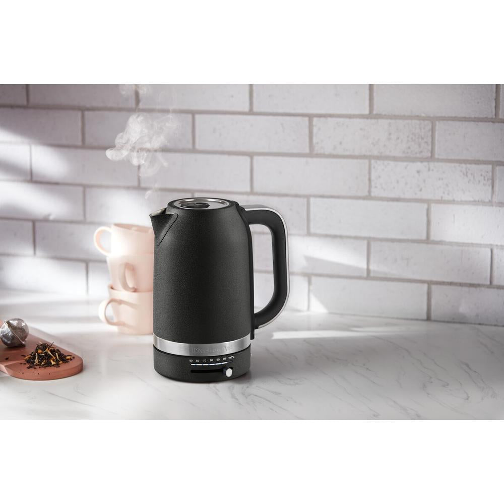 KitchenAid 859711684180 bouilloire 1,7 L 2400 W Noir, Acier inoxydable