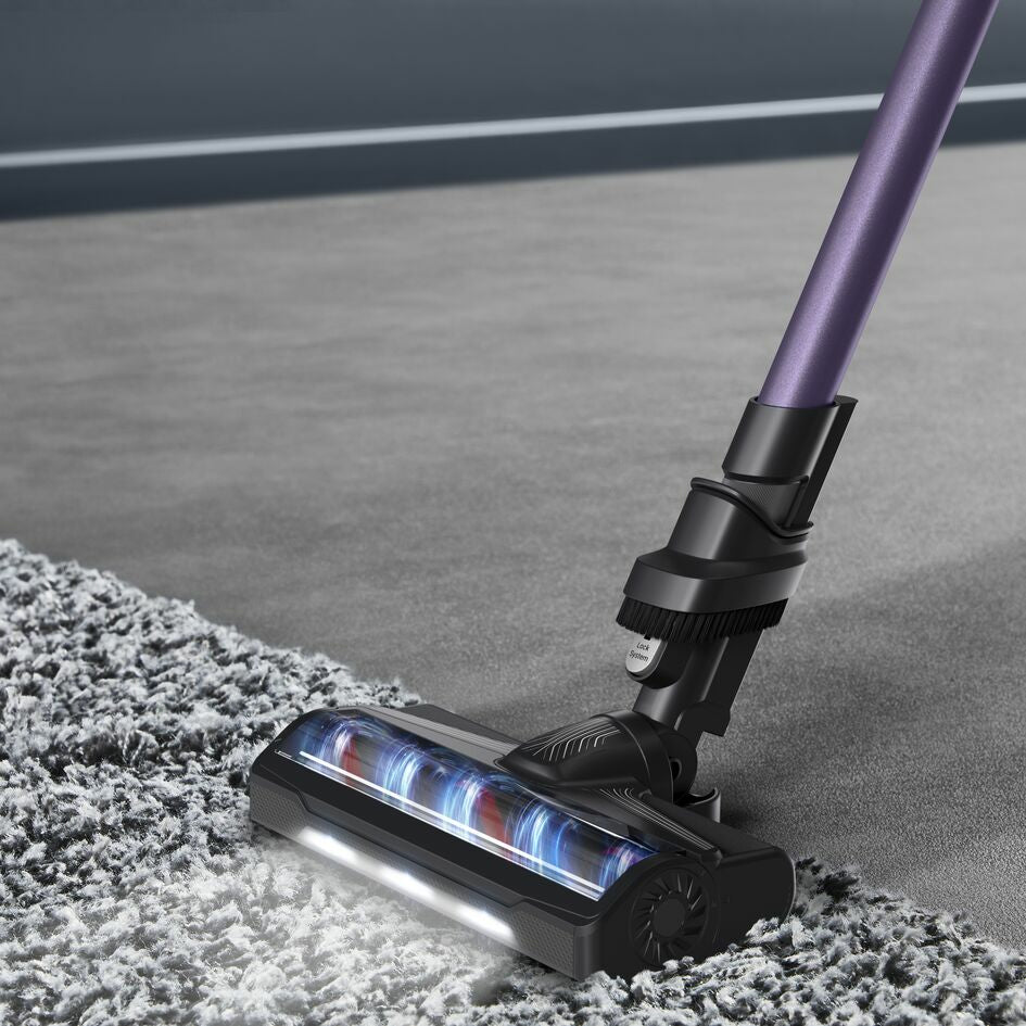 Rowenta RH6A31 Aspirateur-balai 2 en 1 Batterie Sec Sans sac 140 W Noir, Violet - vue 4