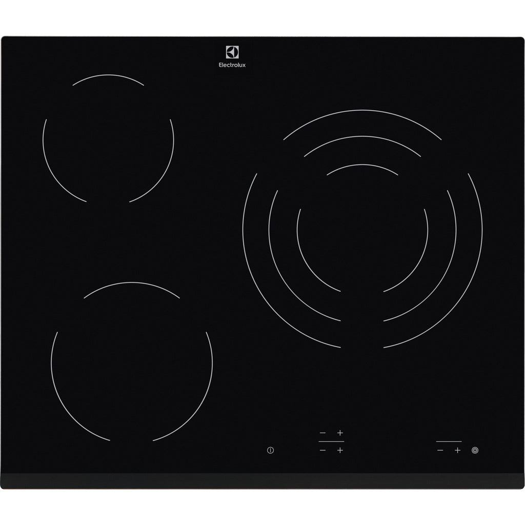 Electrolux EHF6232FOK Noir 60 cm Céramique