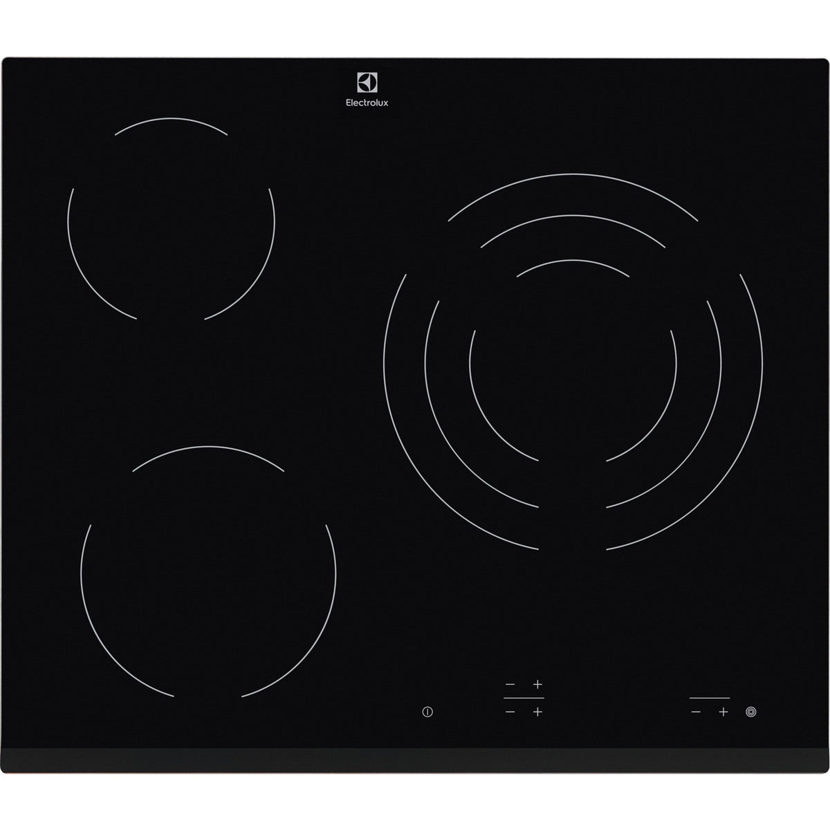Electrolux EHF6232FOK Noir 60 cm Céramique