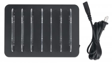 Manhattan Station de Charge USB-A 6 Ports, Smart IC 2.4A, Indicateurs LED, Noir
