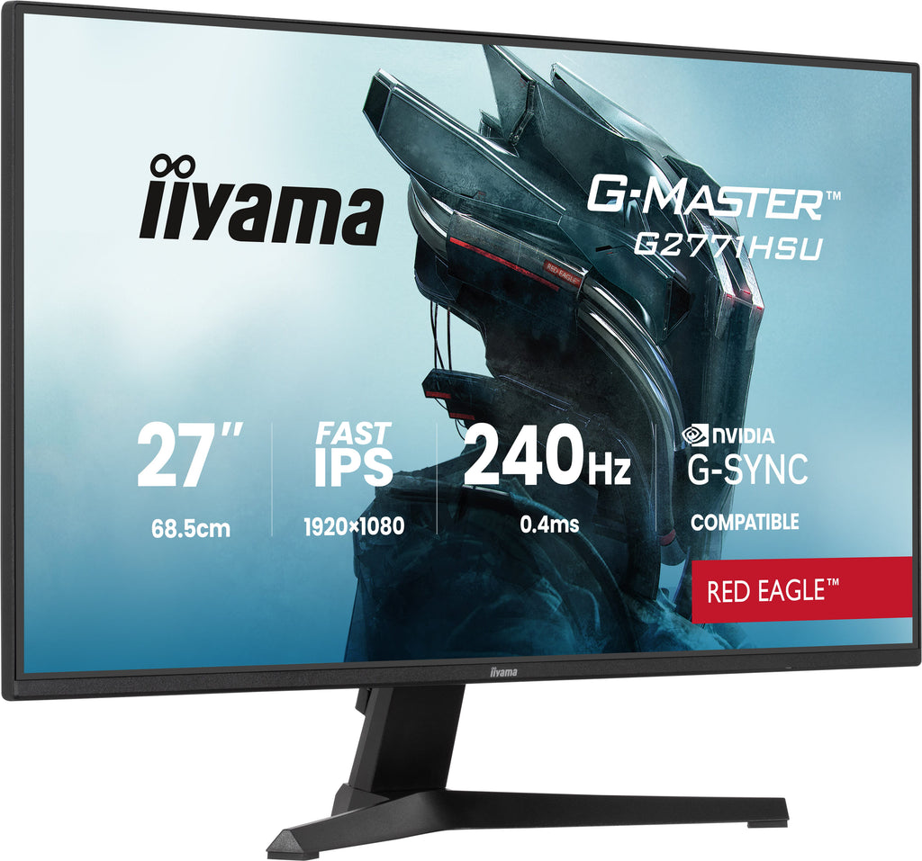 iiyama G-MASTER G2771HSU-B1 écran plat de PC 68,6 cm (27") 1920 x 1080 pixels Full HD Noir - vue 3