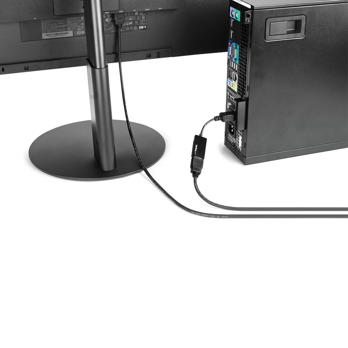 StarTech.com Adaptateur DisplayPort vers HDMI M/F Ultra HD 4K 60 Hz - Noir