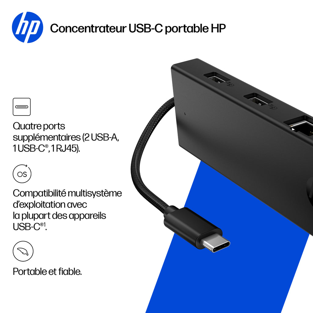 HP PRTBLE USB-C HUB EURO