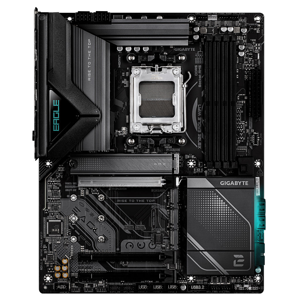 GIGABYTE X870E EAGLE WIFI7 Carte Mère – Compatible avec les processeurs AMD Ryzen 9000, VRM numérique 16+2+2 phases, jus