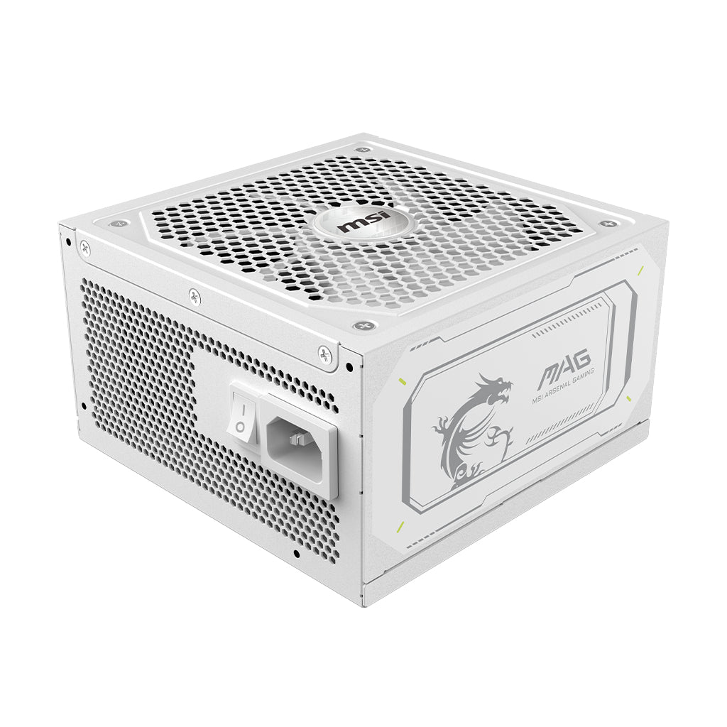 MSI MAG A1000GL PCIE5 WHITE unité d'alimentation d'énergie 1000 W 24-pin ATX ATX Blanc