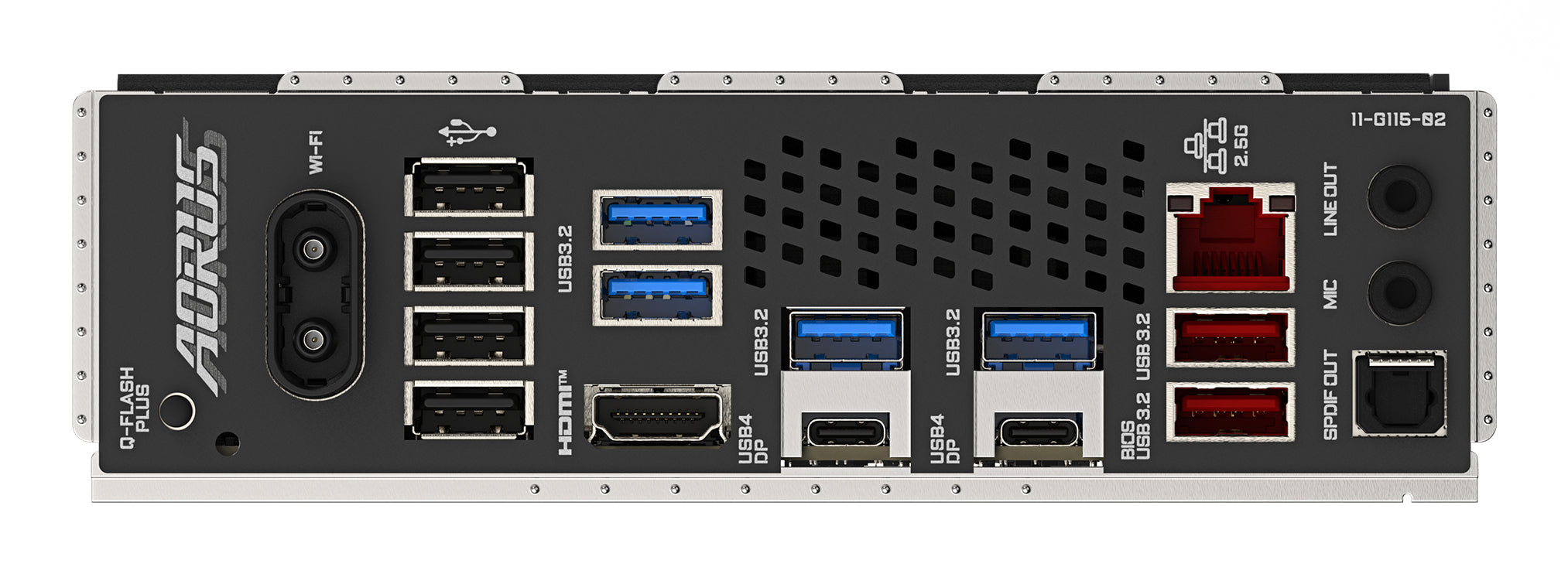 GIGABYTE X870 AORUS ELITE WIFI7 Carte Mère - Prend en charge les processeurs AMD Ryzen 9000, 16+2+2 phases VRM, jusqu'à 8000MHz DDR5 (OC), 3xPCIe 5.0 + 1xPCIe 4.0, Wi-Fi 7, LAN 2,5GbE, USB 4