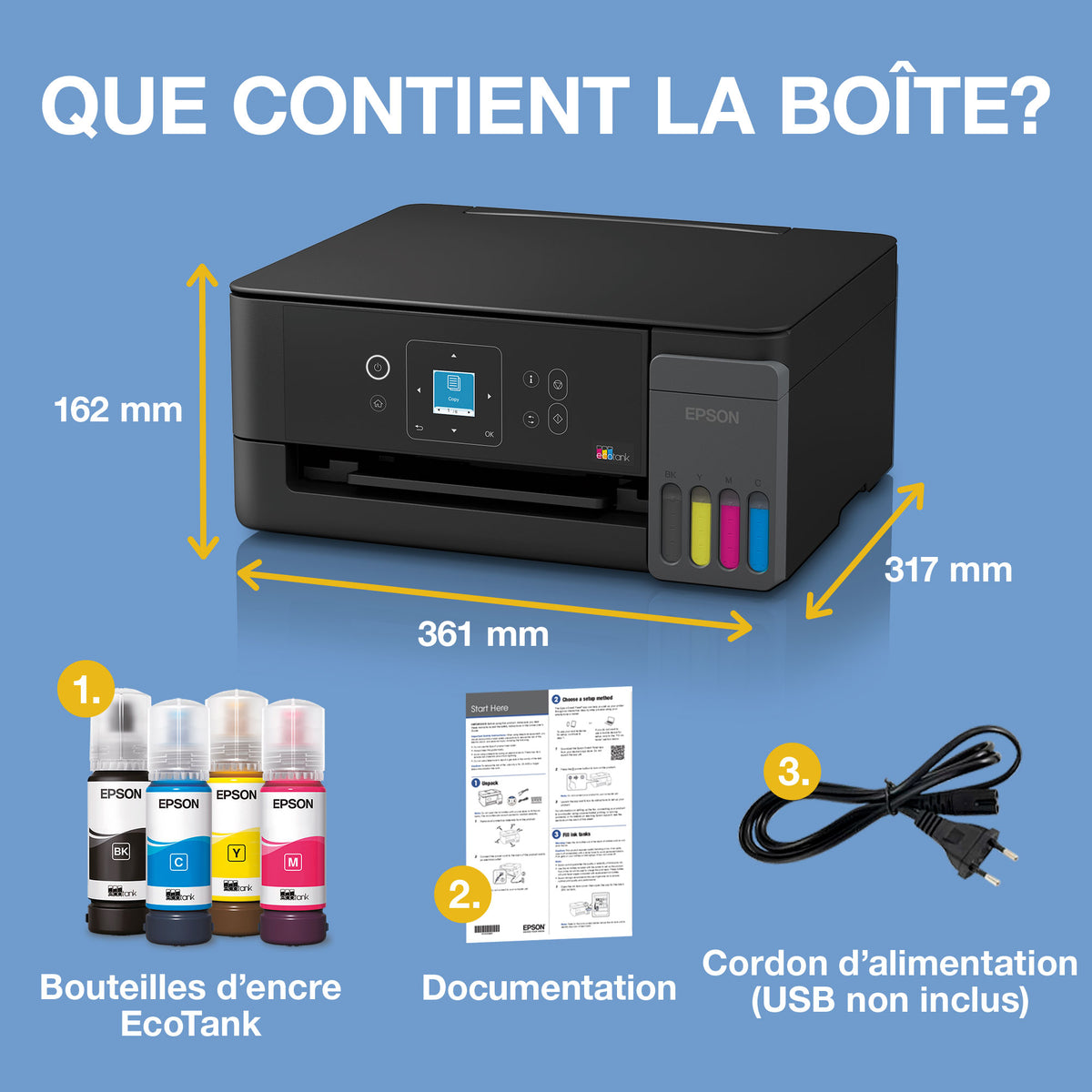 Epson EcoTank ET-2920 Jet d'encre A4 5760 x 1440 DPI Wifi