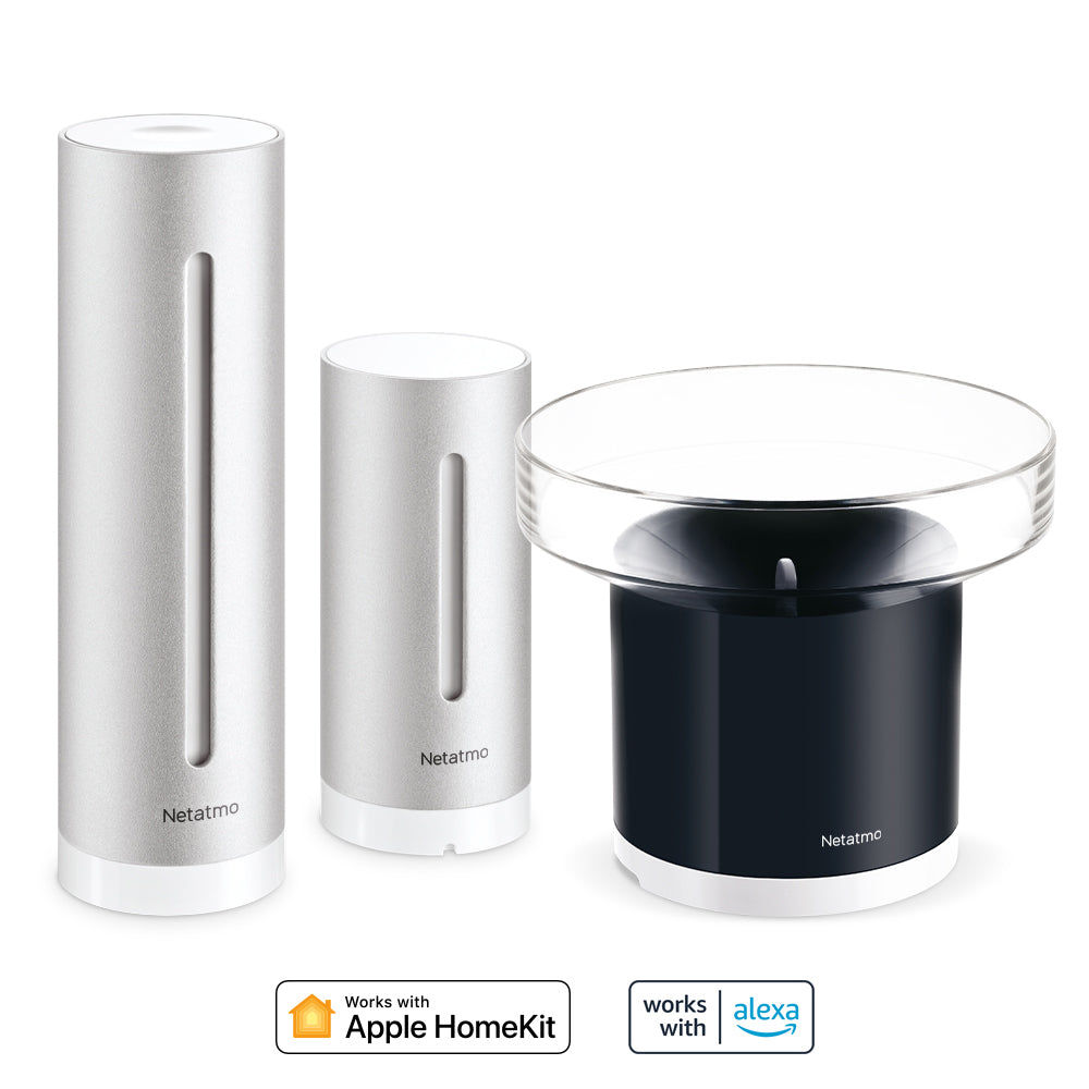 Netatmo NBU-NWS-NRG-EU Station Météo Numérique, Argent, Wifi
