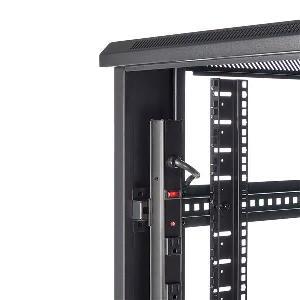 StarTech.com Rack Serveur 42U à 4 Montants, Rack de Données 19" pour le Montage d'Équipements Audiovisuels/IT et d'Ordin