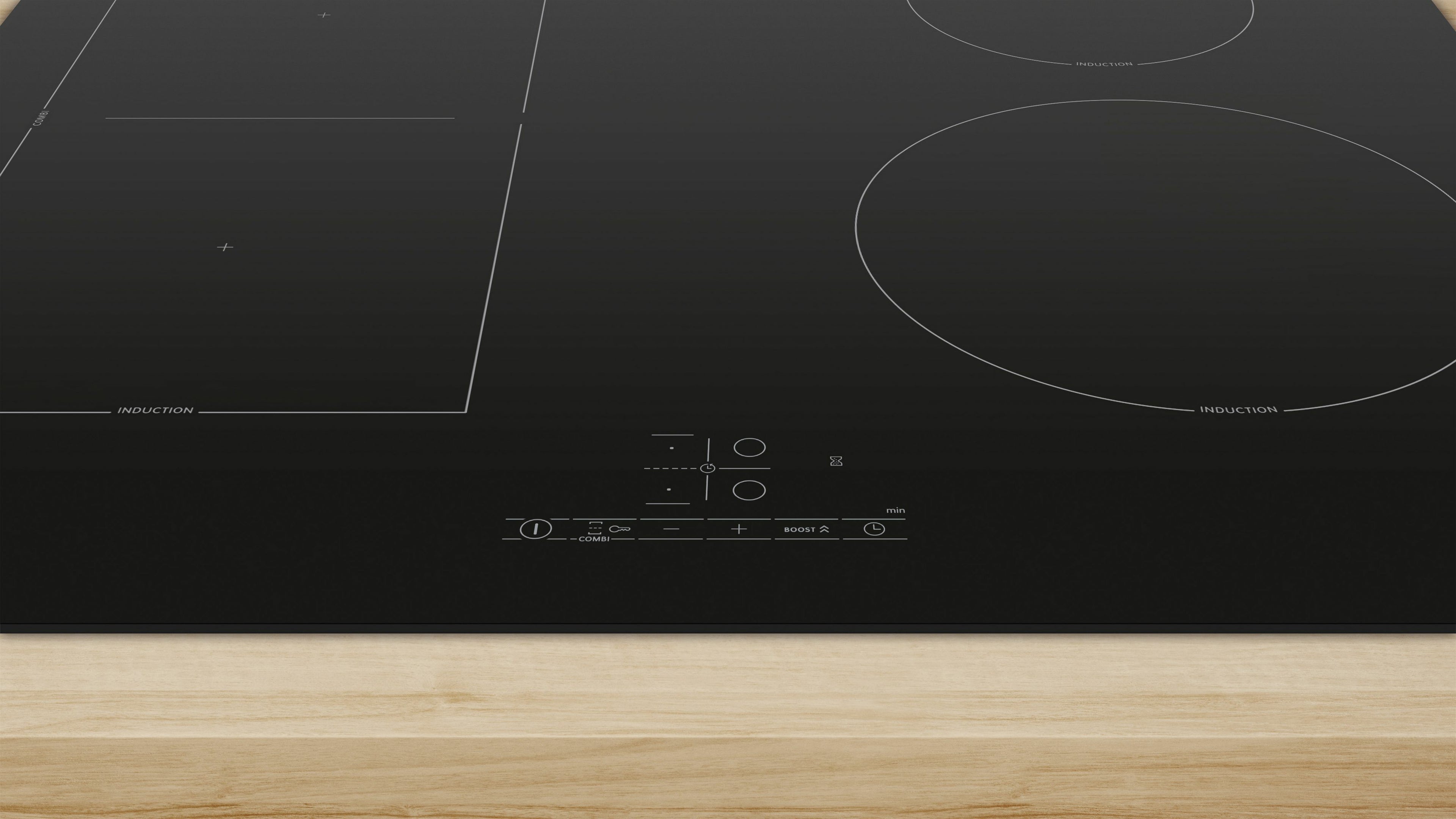 Bosch Bosch Serie 4 PVS61RBB5E plaque Noir Intégré 60 cm Plaque avec zone à induction 4 zone(s)