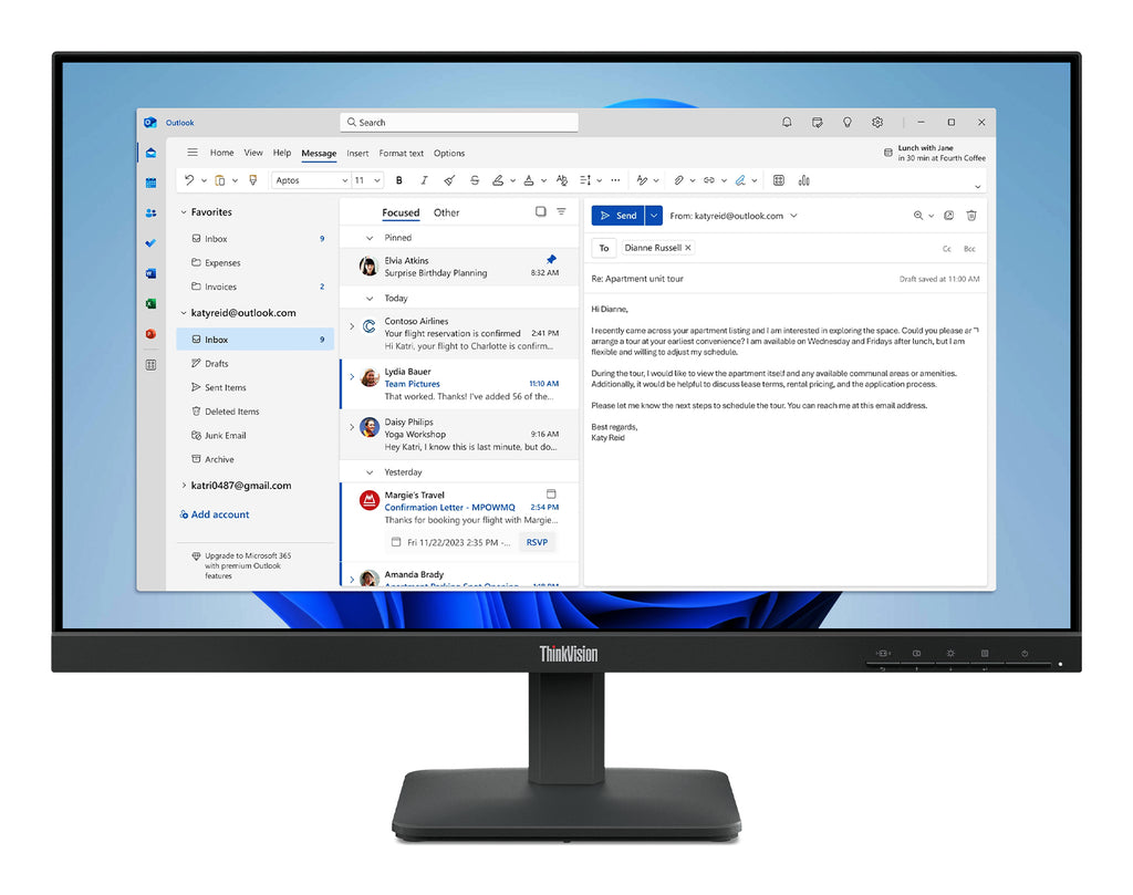 Lenovo ThinkVision S24-4e Moniteur