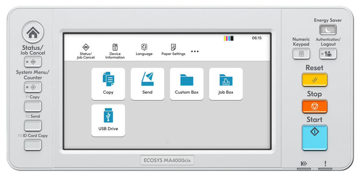 Kyocera ECOSYS MA4000cix Imprimante Laser Couleur A4, 1200 x 1200 DPI, 40 ppm