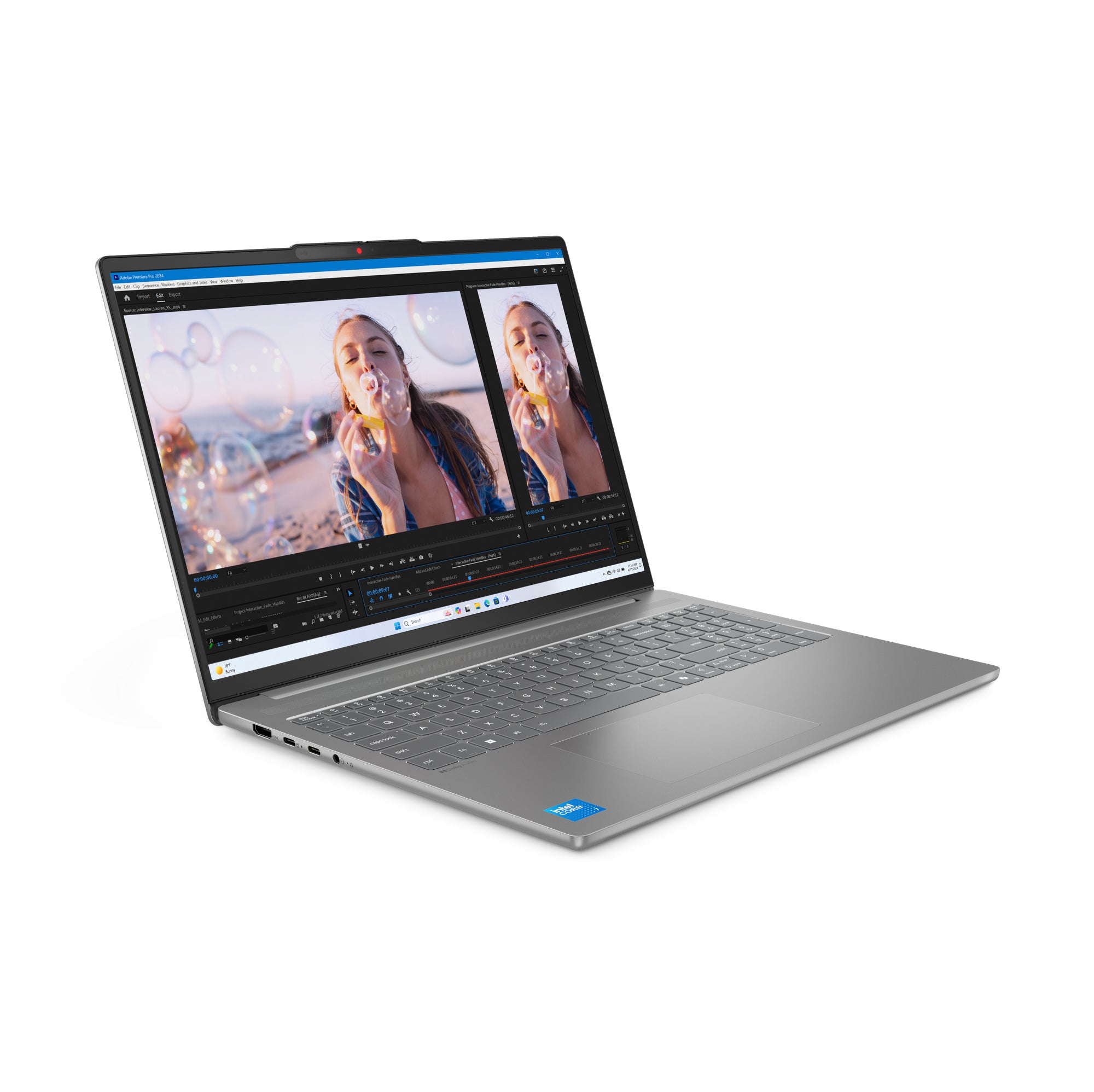 Lenovo IdeaPad Slim 5 16IRH10 Intel® Core™ i5 i5-13420H Ordinateur portable 40,6 cm (16") WUXGA 24 Go DDR5-SDRAM 512 Go SSD Wi-Fi 6 (802.11ax) Windows 11 Home Anglais Gris
