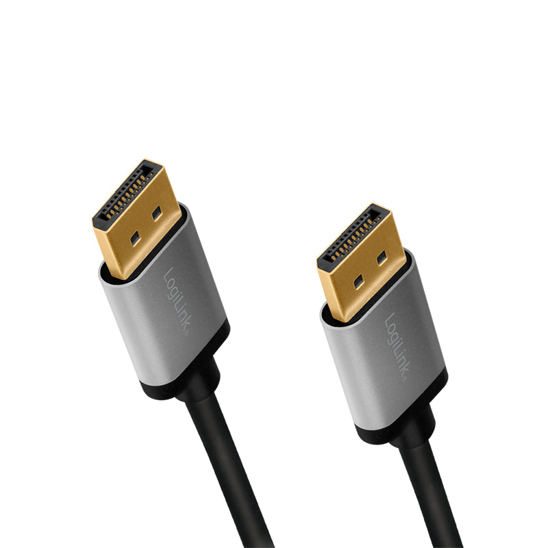 LogiLink CDA0102 câble DisplayPort 3 m Gris, Noir - vue 2