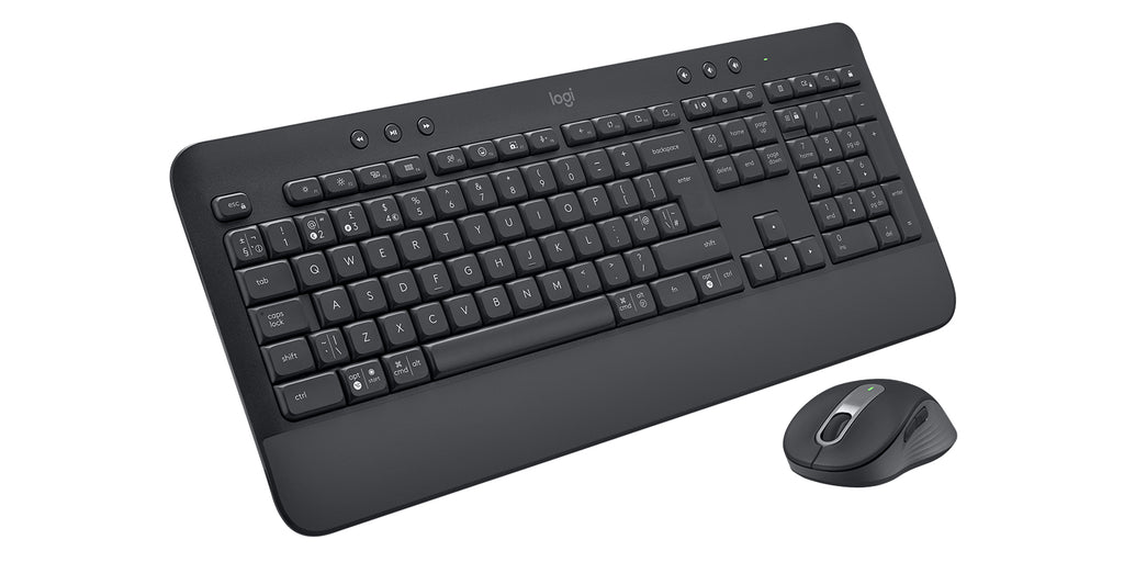 Logitech Signature MK650 Combo for Business, Ensemble Clavier et Souris Sans Fil, Disposition UK