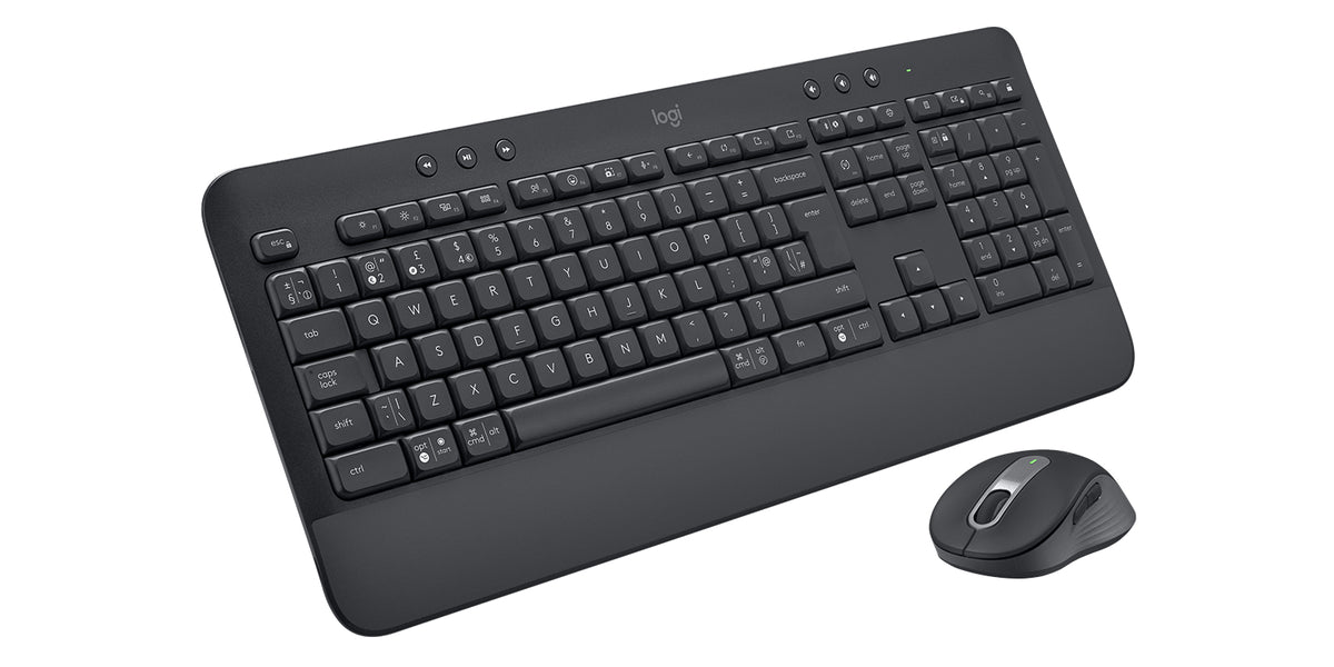 Logitech Signature MK650 Combo for Business, Ensemble Clavier et Souris Sans Fil, Disposition UK