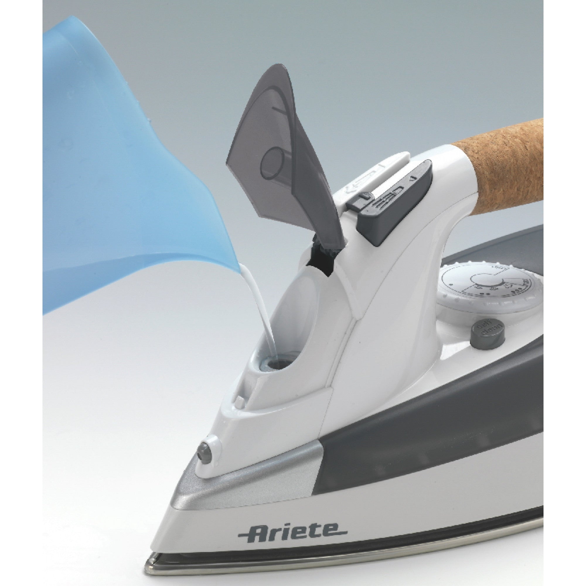 Ariete 6232/00 Fer à vapeur Semelle en acier inoxydable 2200 W Gris, Blanc