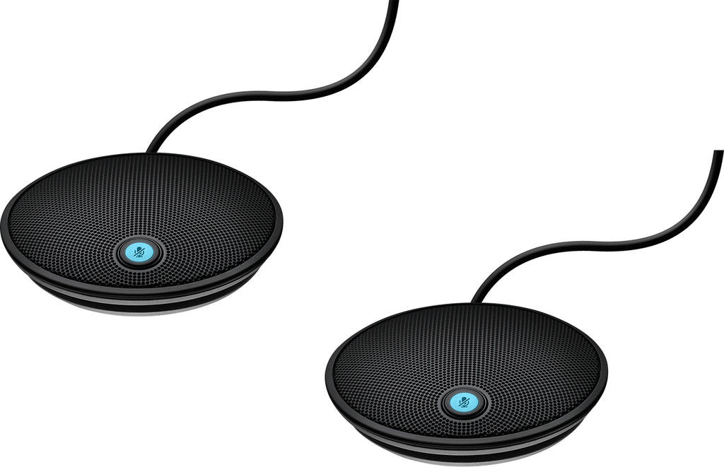 Logitech GROUP Microphones d'Extension Filaire, Noir