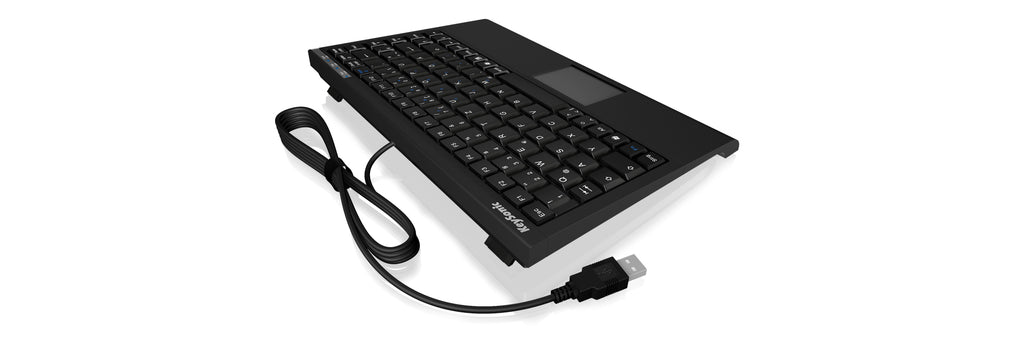 KeySonic ACK-540U+ (DE) clavier Bureau USB QWERTZ Allemand Noir