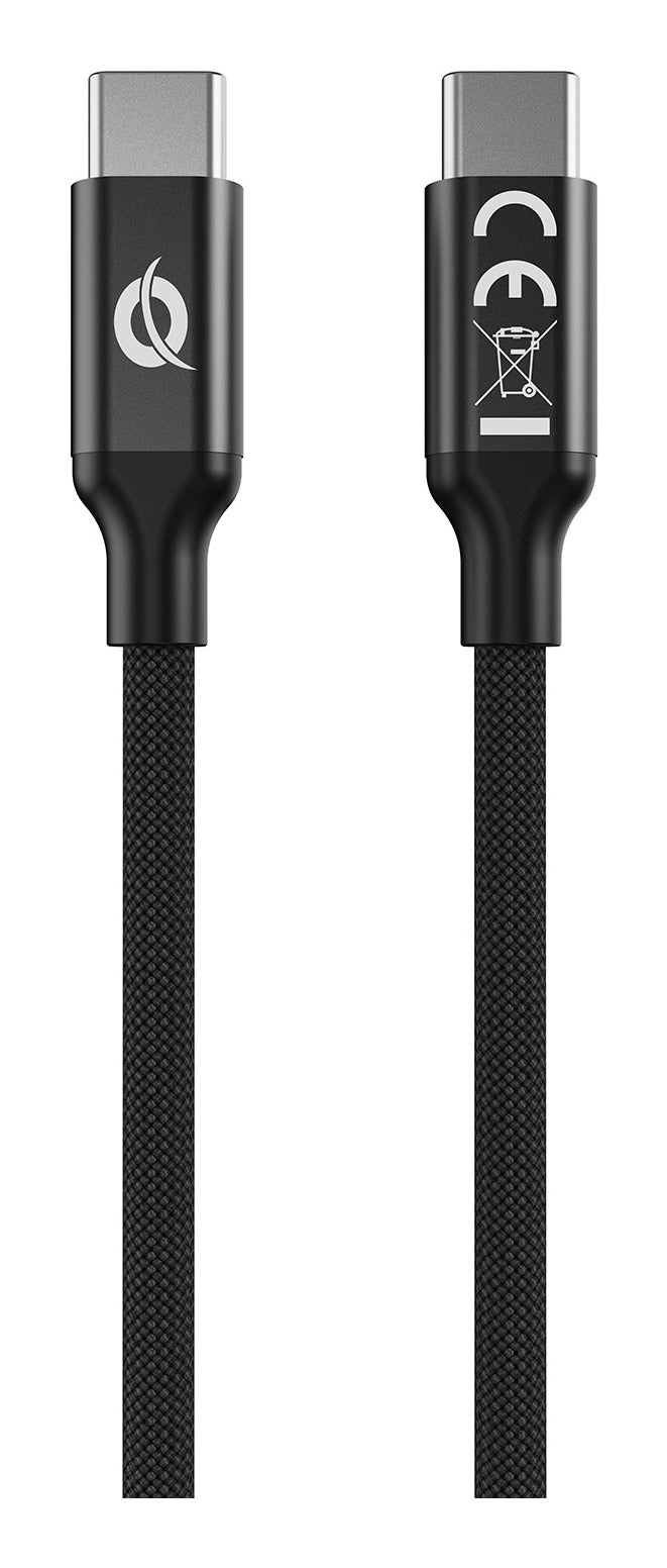 Conceptronic ETTA09B12 câble USB USB 2.0 1,2 m USB C 0,48 Gbit/s 100 W Noir