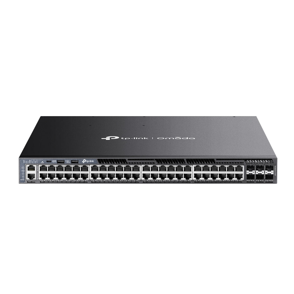 TP-Link Omada SG6654XHP Switch Réseau Géré L3 Gigabit Ethernet PoE 48 Ports 1U Noir
