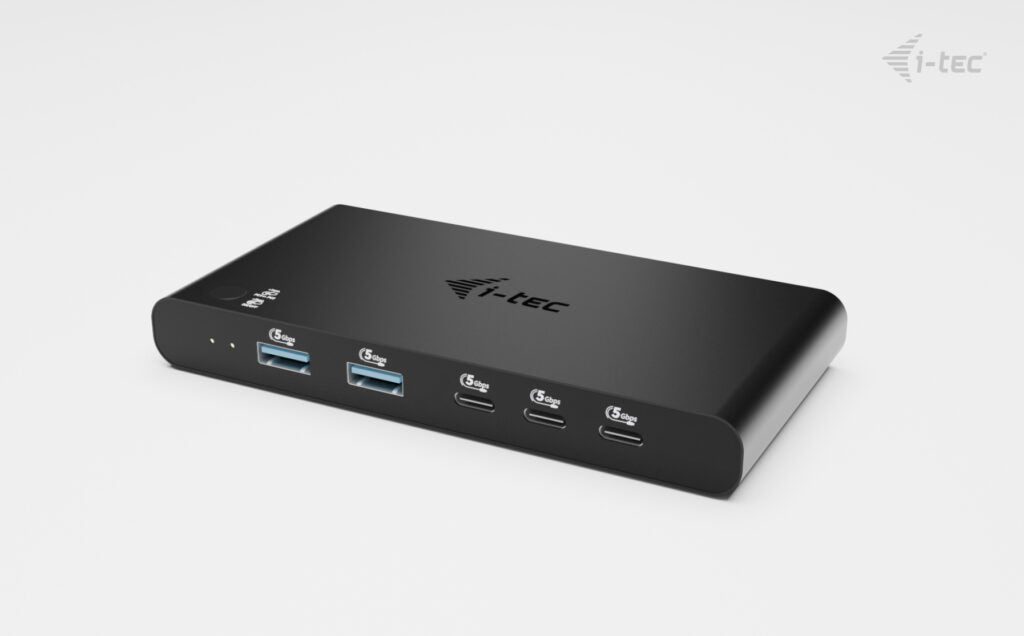 i-tec Station d'accueil KVM HDMI pour 2 hôtes, Power Delivery 2x 100W