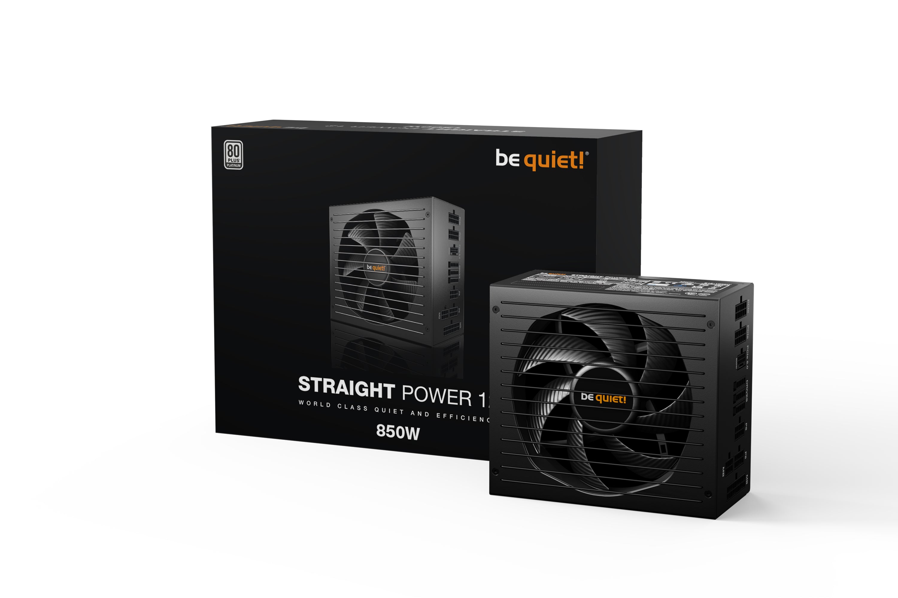 be quiet! Straight Power 12 850 W | Alimentation ATX 3.1, 80 Plus Platinium