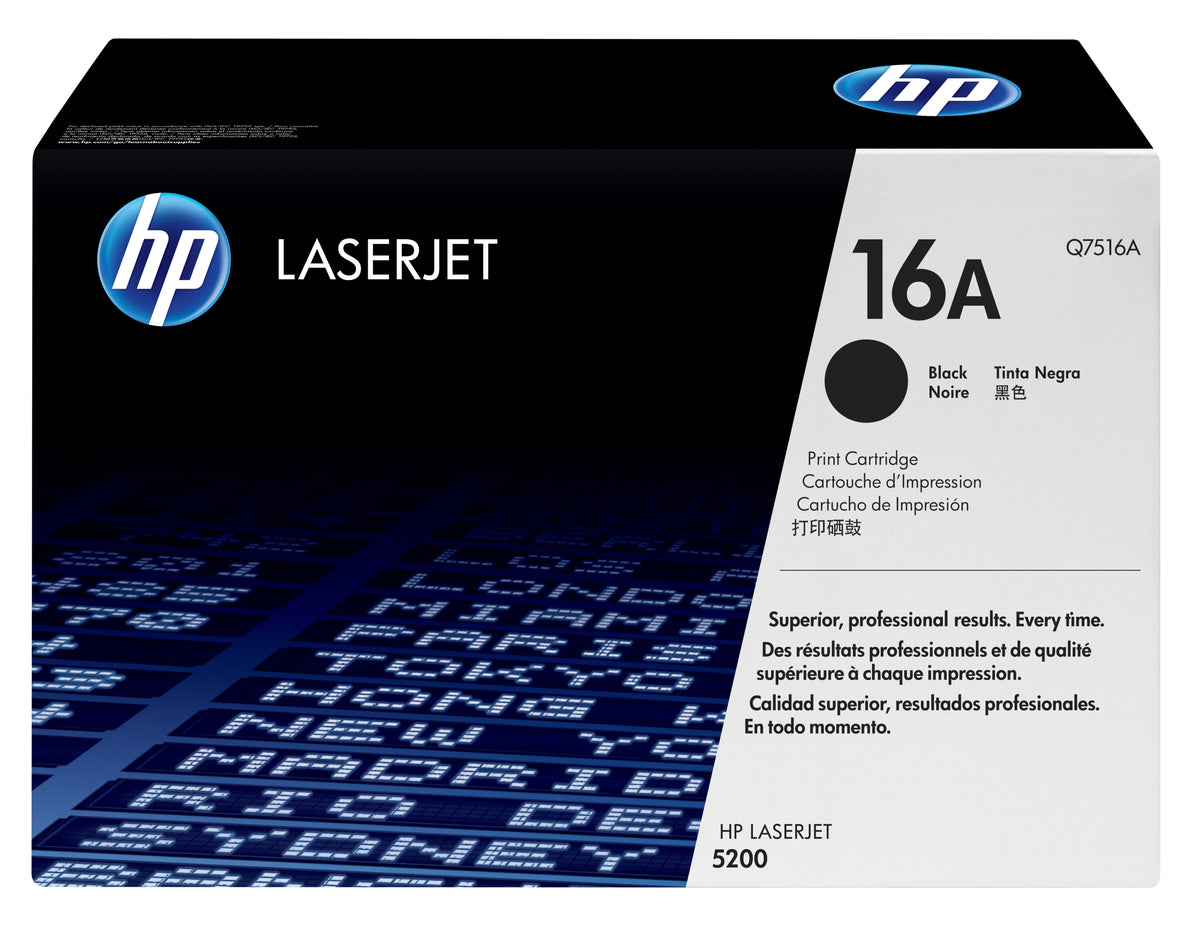 HP 16A Toner LaserJet Noir Authentique