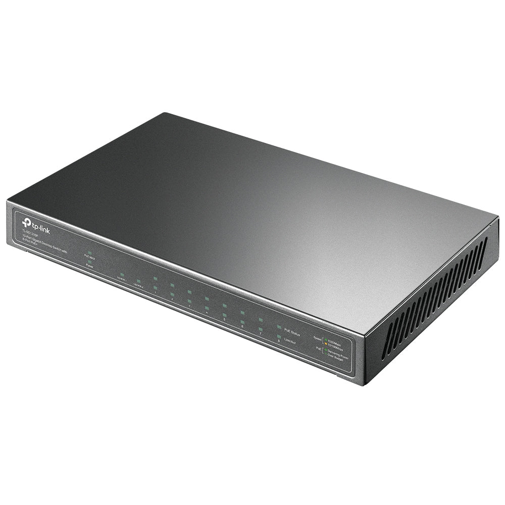 TP-Link TL-SG1210P commutateur réseau Non-géré Gigabit Ethernet (10/100/1000) Connexion Ethernet, supportant l'alimentat