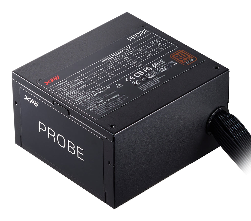 Alimentation XPG PROBE 700 BRONZE 700W ATX 20+4 pin, Noir