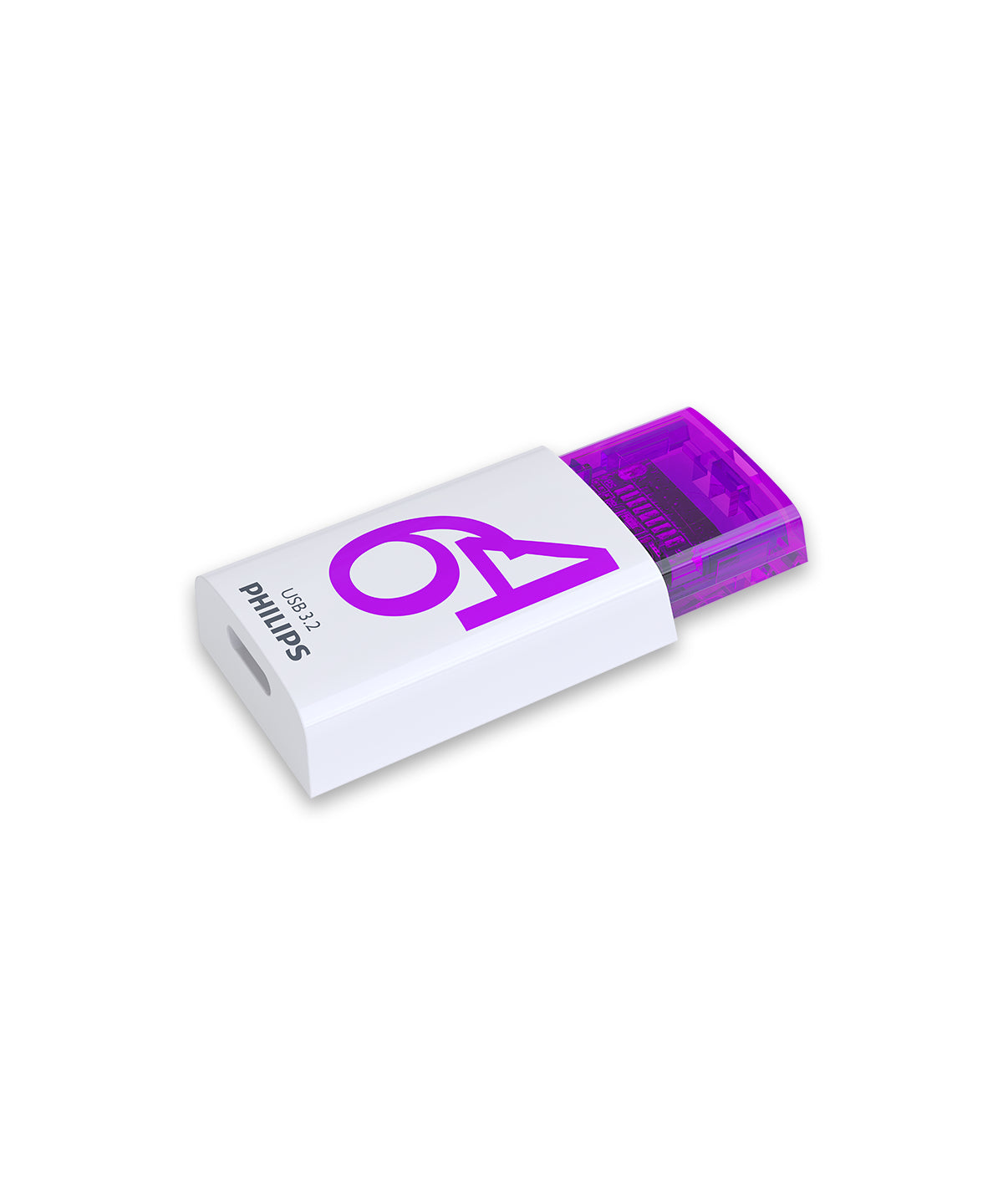 Philips Click lecteur USB flash 64 Go USB Type-C 3.2 Gen 1 (3.1 Gen 1) Violet, Blanc