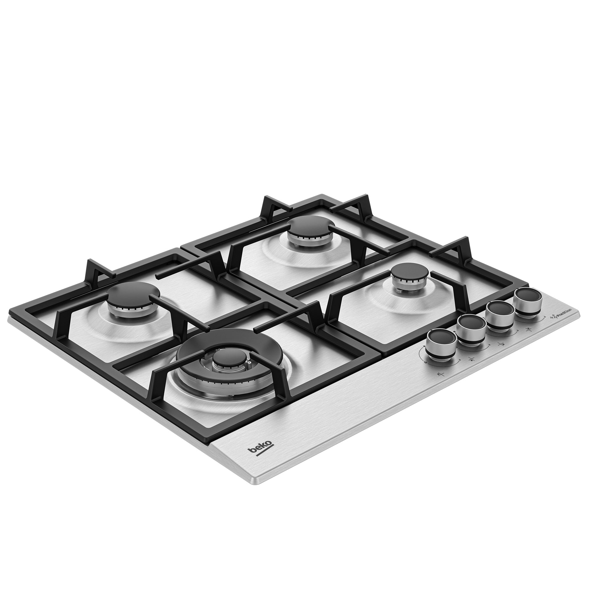 Beko HIAW64225SXE Acier inoxydable Intégré 60 cm Gaz 4 zone(s)
