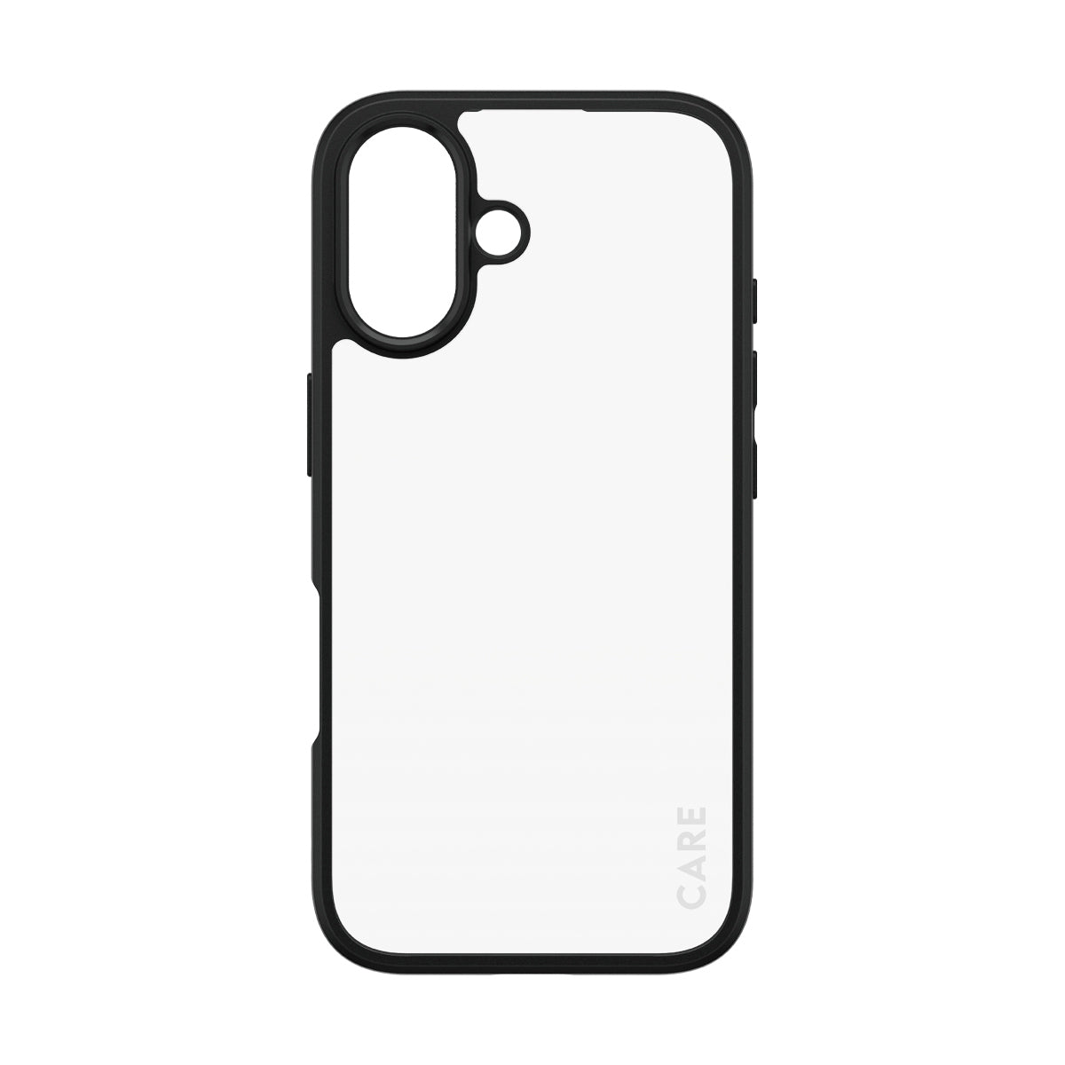 PanzerGlass CARE™ by ® Urban Combat Case Transparent w. Black Frame iPhone 16 coque de protection pour téléphones portables Housse