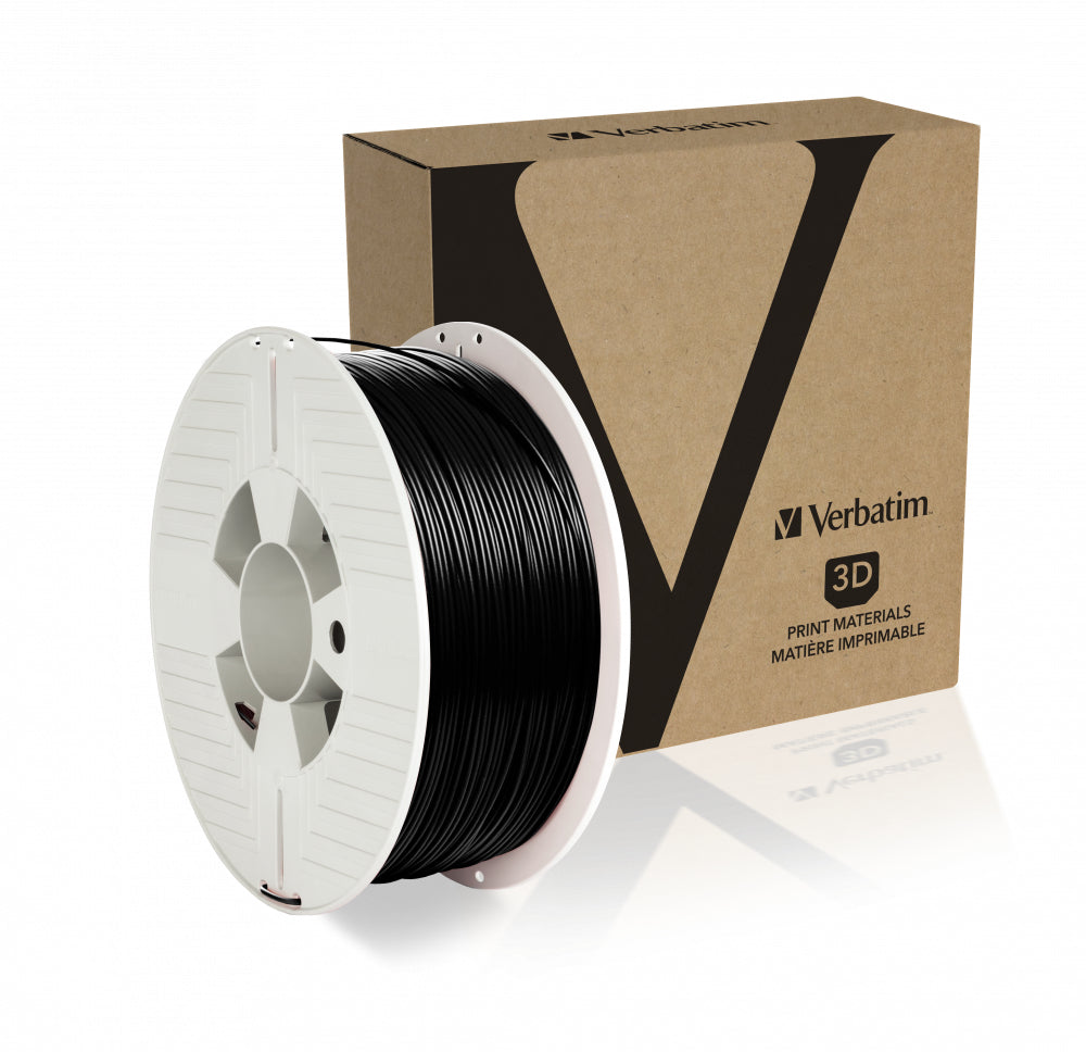 Verbatim 55318 matériel d'impression 3D Acide polylactique (PLA) Noir 1 kg