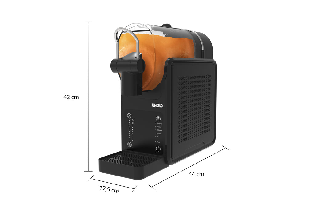 Unold Slush-Eismaschine Stella 48949 Compresseur pour sorbetière 190 W Noir
