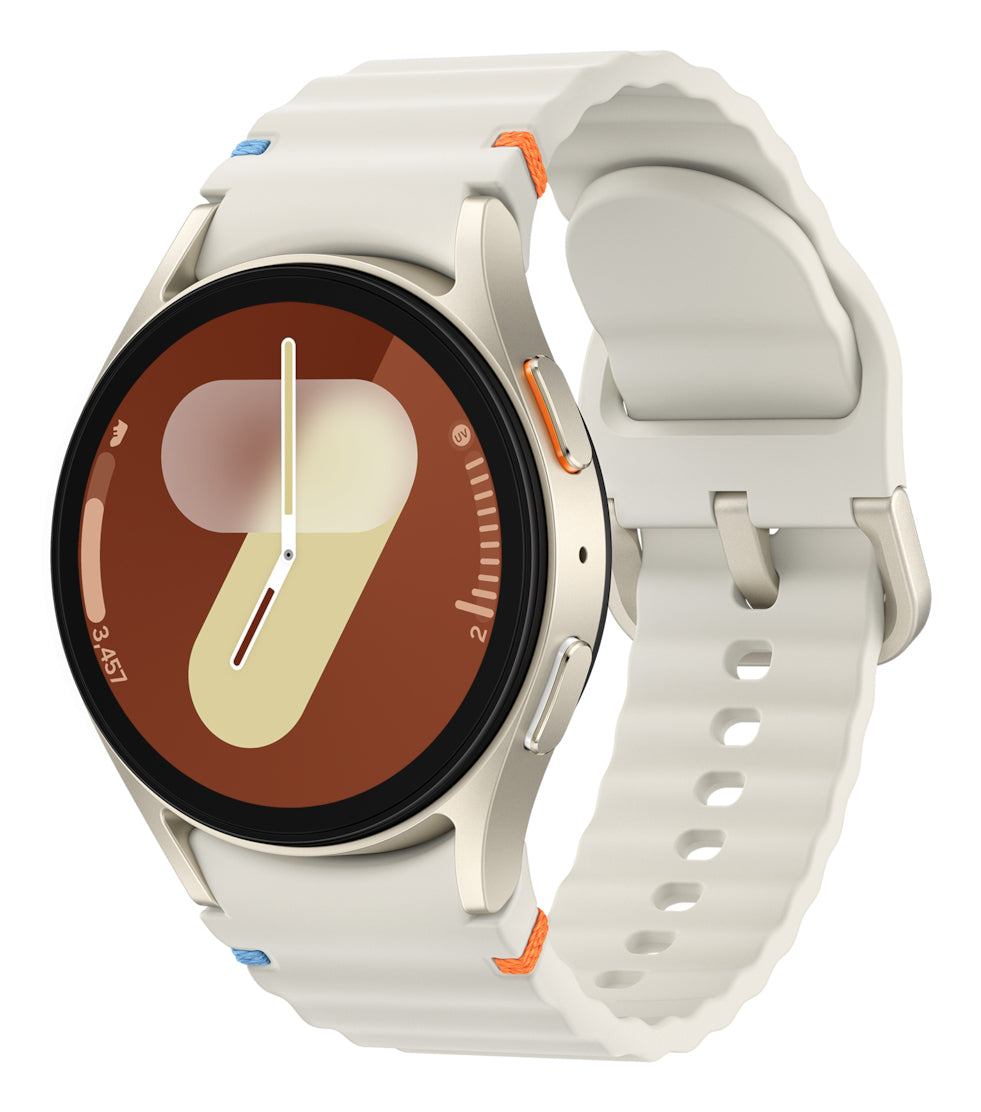 Samsung Samsung Galaxy Watch7 3,3 cm (1.3") AMOLED 40 mm Numérique 432 x 432 pixels Écran tactile 4G Crème Wifi GPS (satellite)