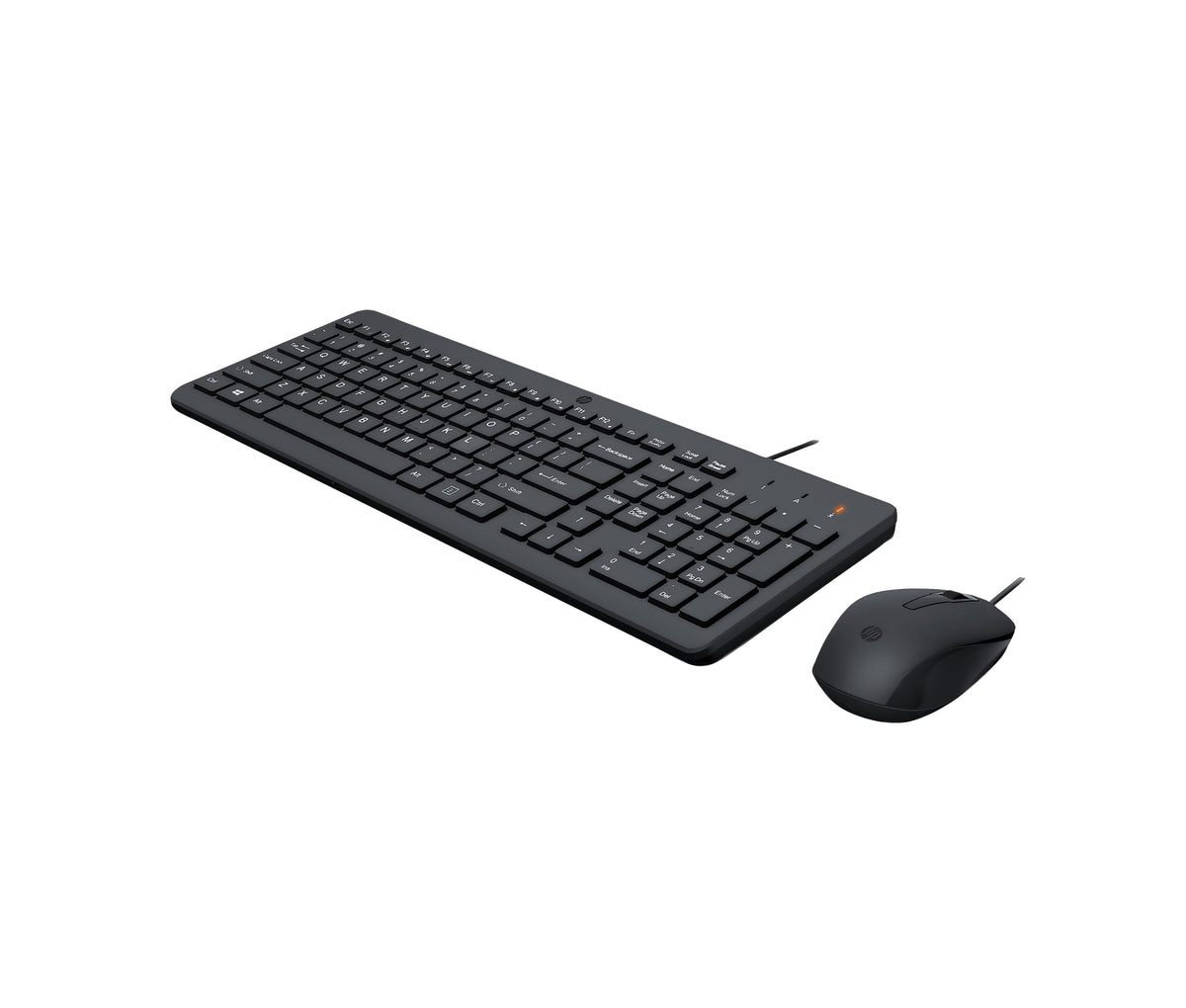 HP Ensemble Clavier et Souris Filaires 150, Noir