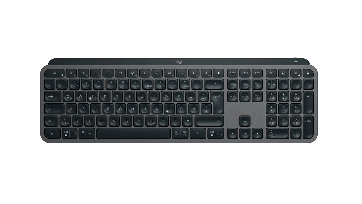 Logitech MX Keys S Clavier à Membrane Sans Fil, Disposition Allemande