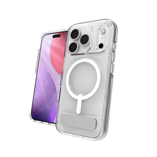 ZAGG Crystal Palace Snap Kickstand coque de protection pour téléphones portables 16 cm (6.3") Housse Transparent