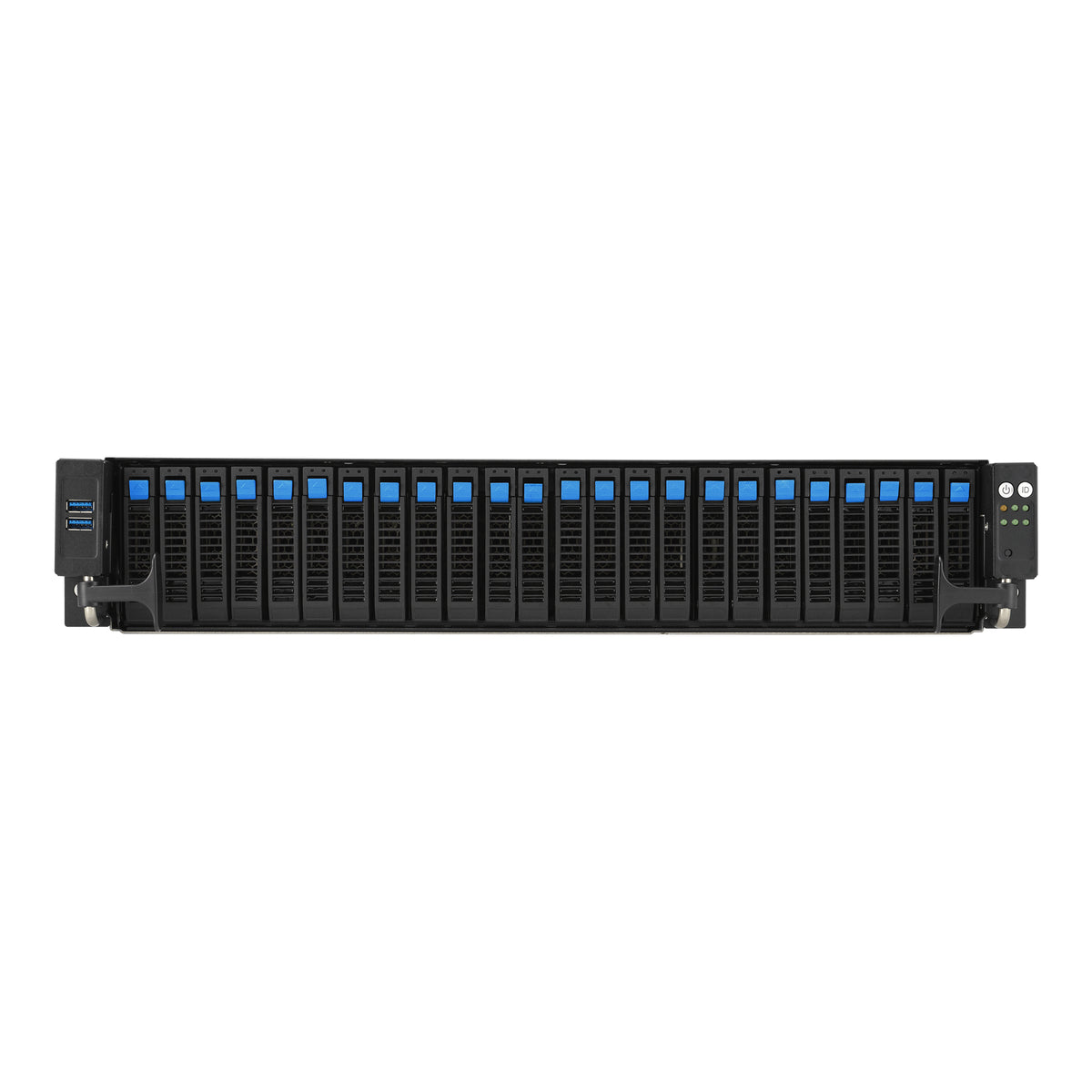 ASUS RS521A-E12-RS24U Socket SP5 Rack (2 U) Noir, Argent