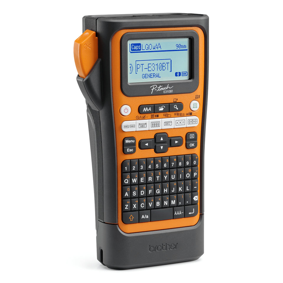 Brother PT-E310BTVP imprimante pour étiquettes Transfert thermique 180 x 180 DPI 20 mm/sec Avec fil &sans fil HSE/TZe Bl